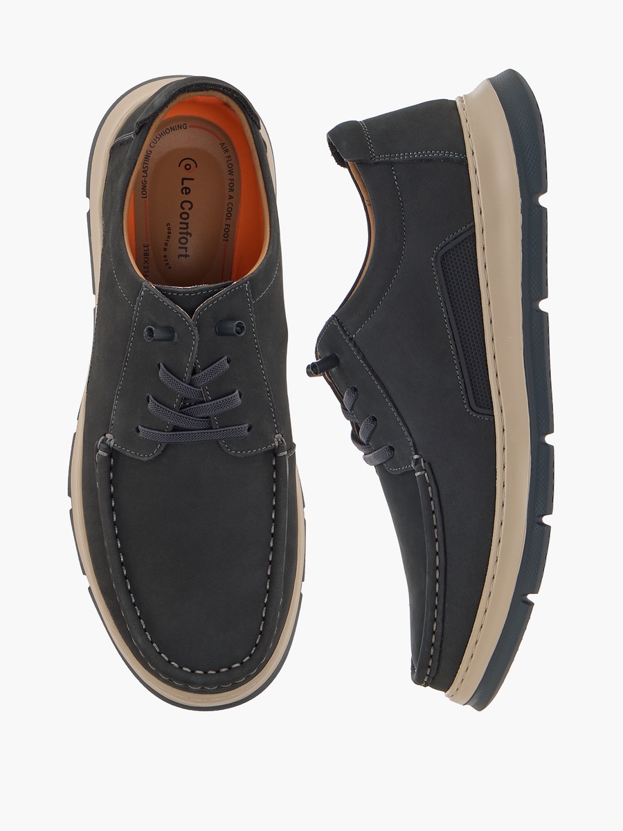 Men Slip On Leather Derby Shoes