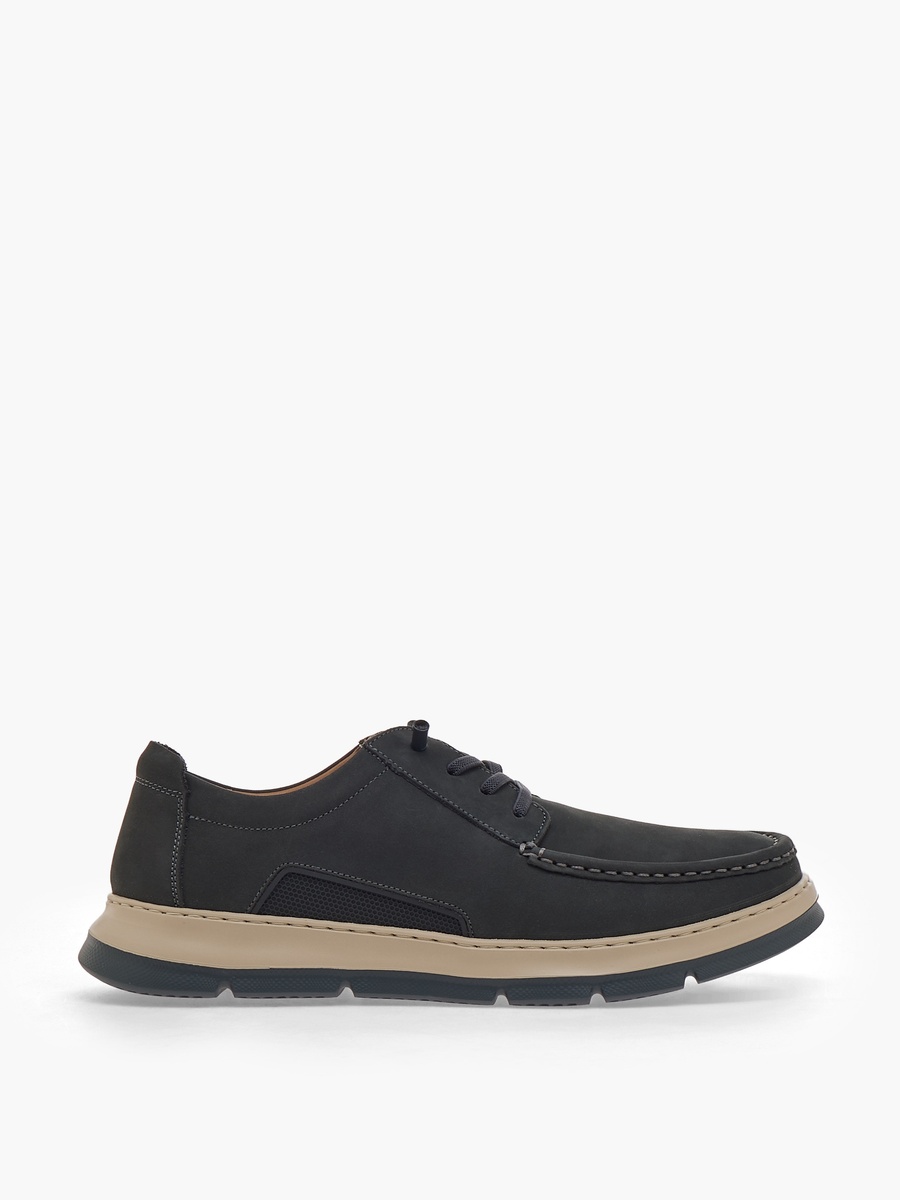 Men Slip On Leather Derby Shoes