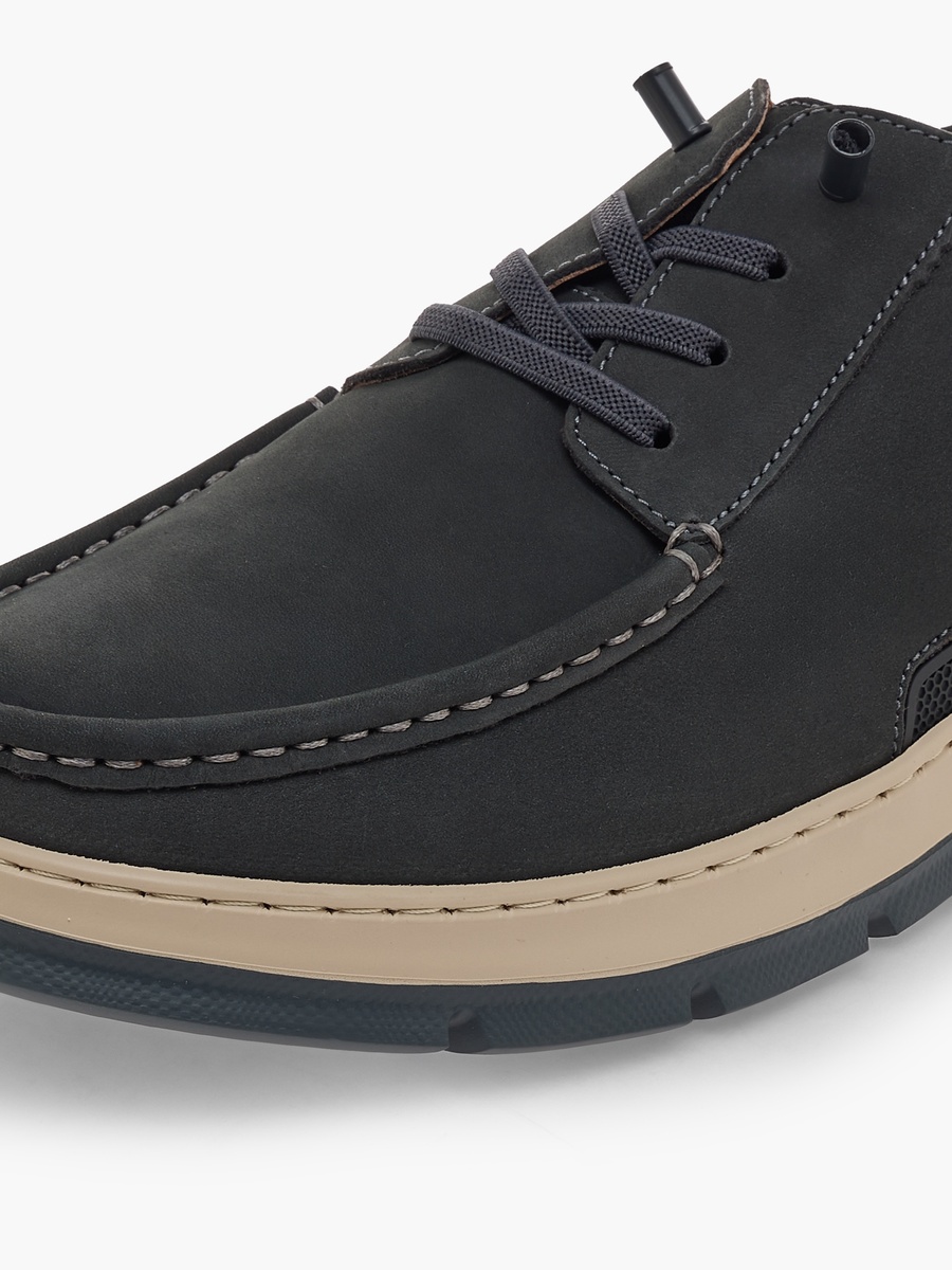 Men Slip On Leather Derby Shoes