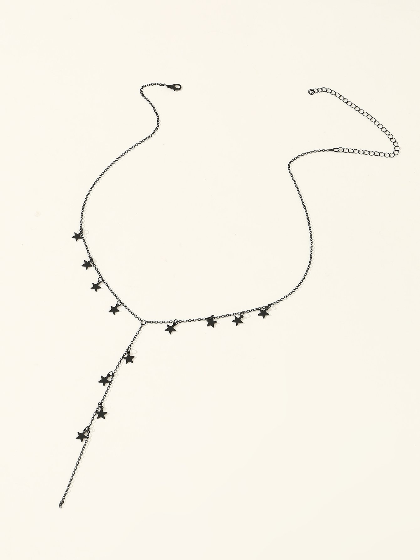 Star Charm Lariat Necklace