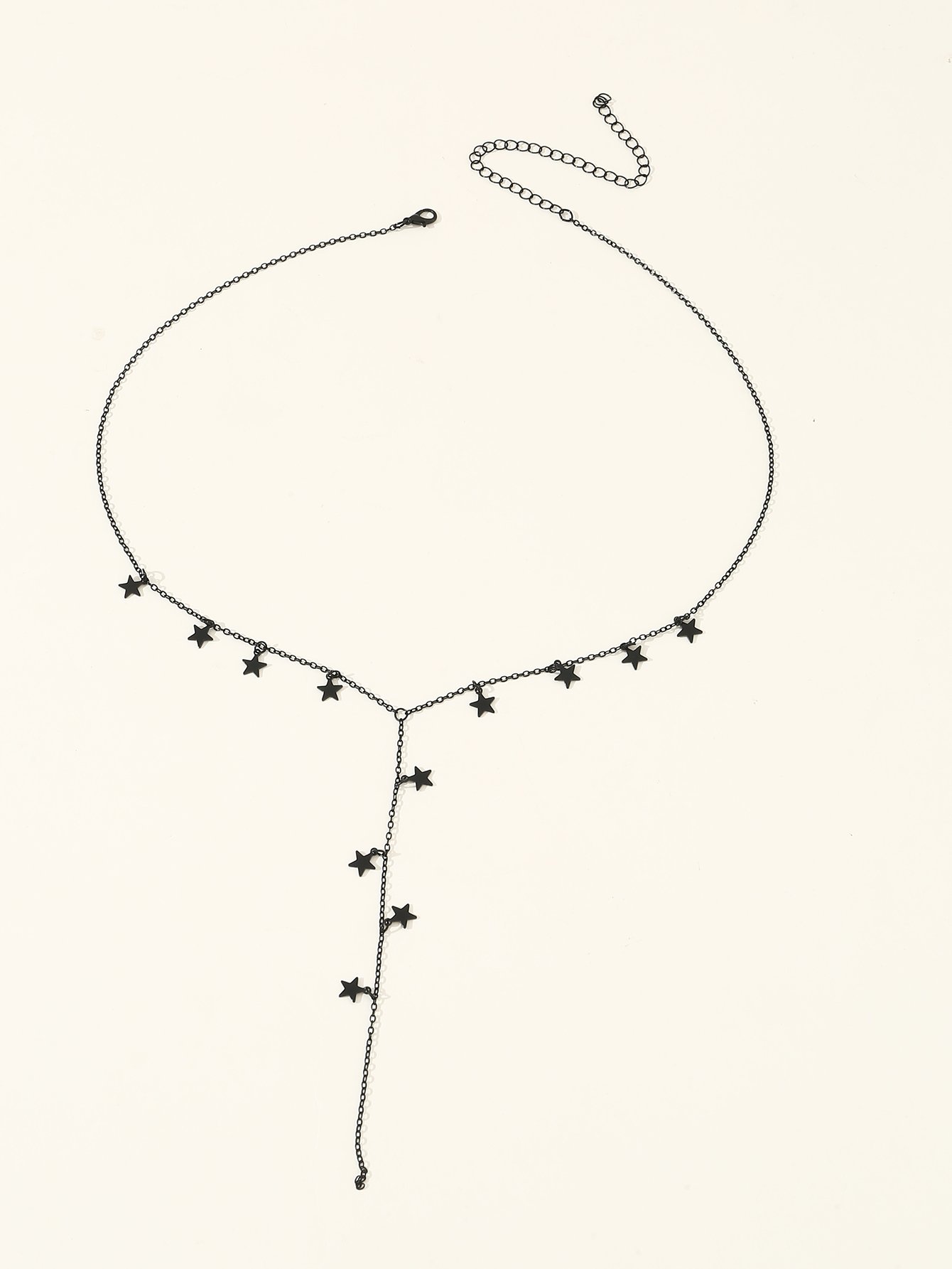 Star Charm Lariat Necklace