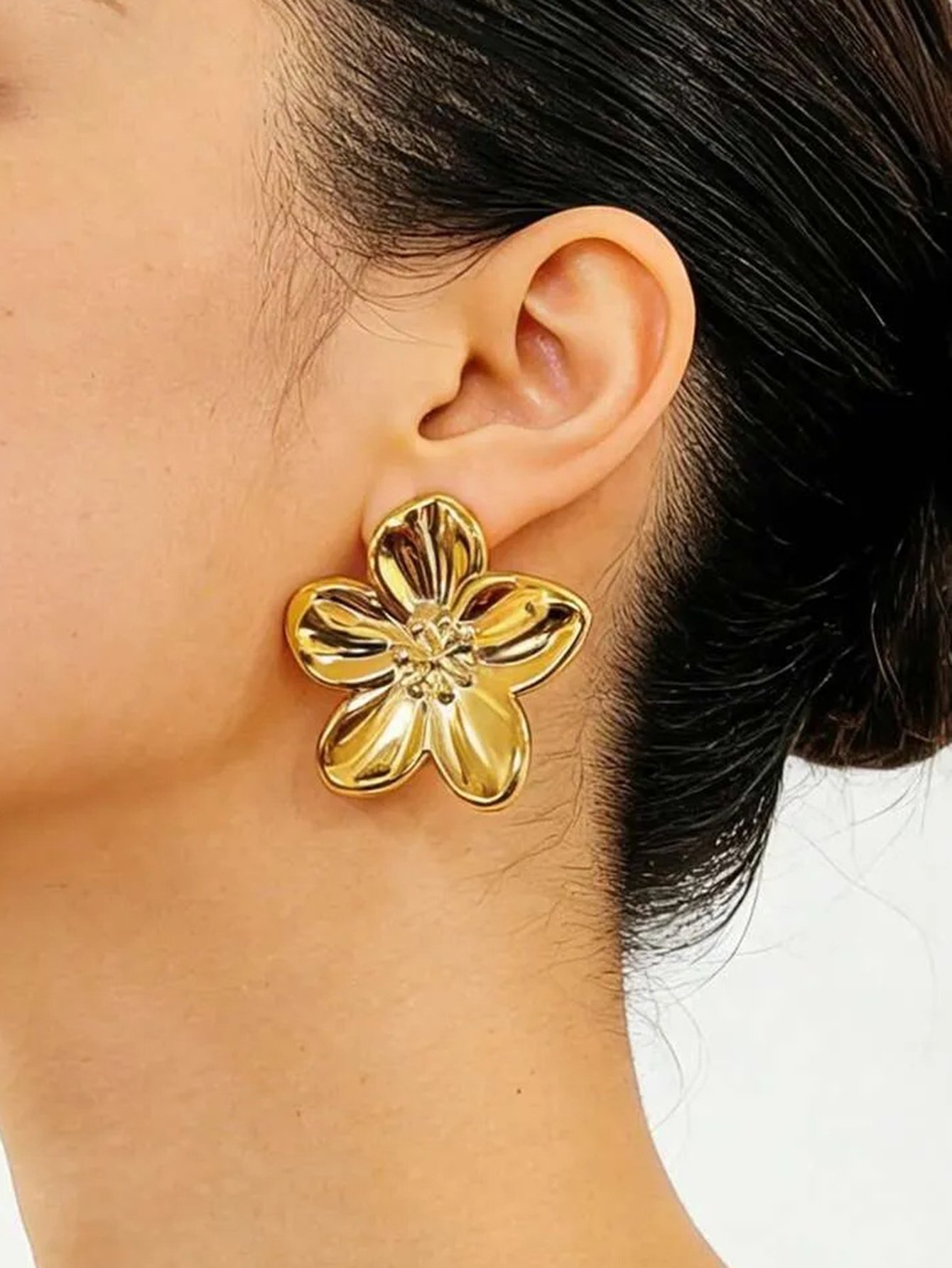 Set of 9 - Plain Alloy Earrings