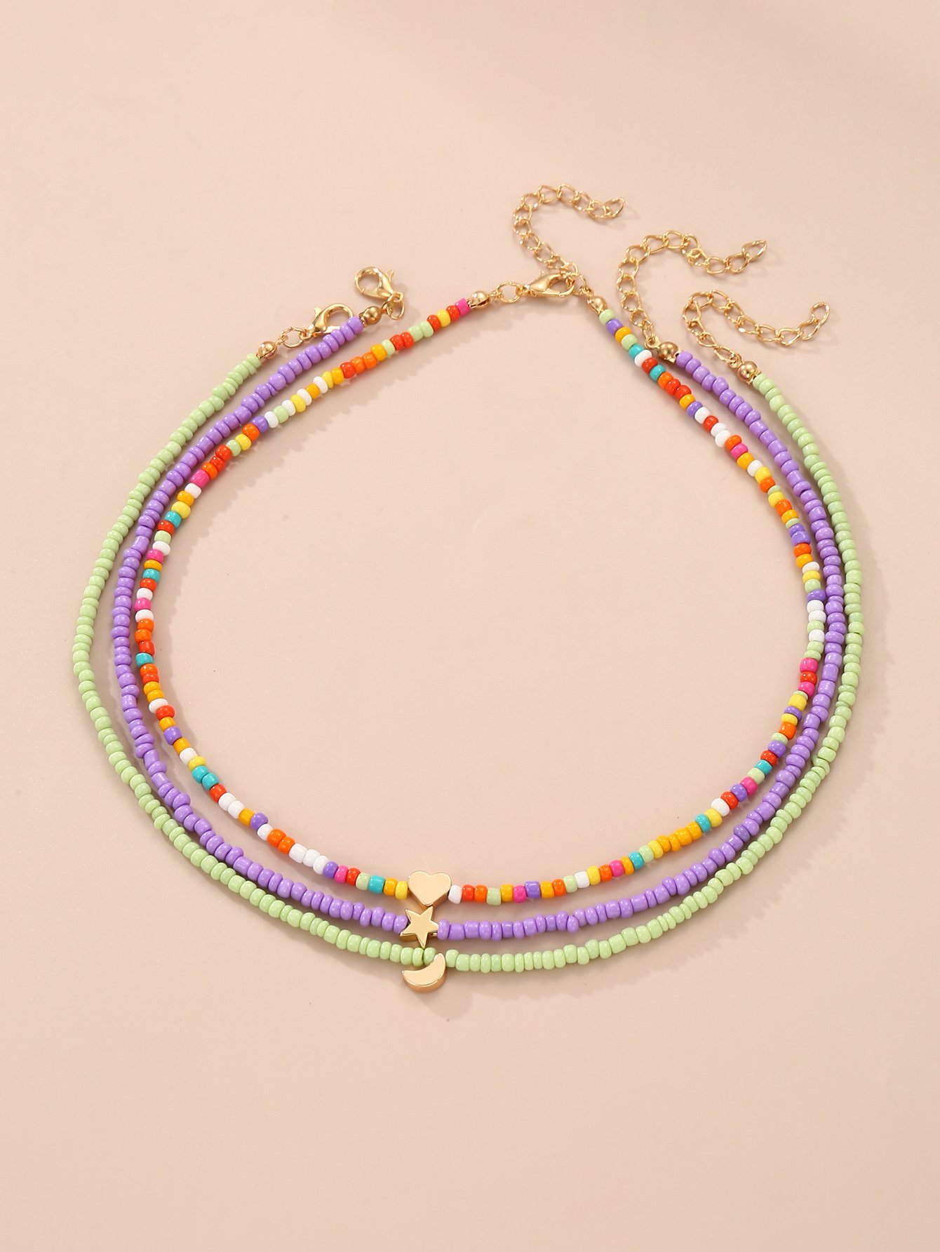 Set of 3 - Beaded Necklace