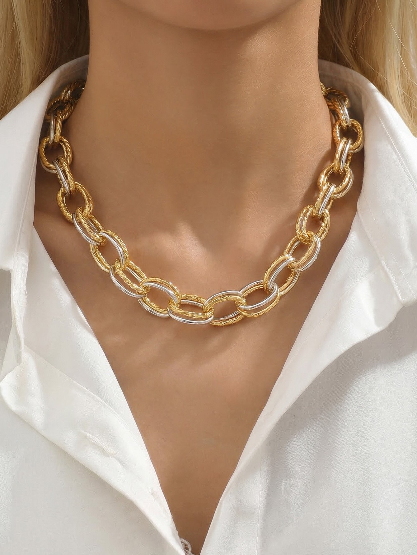 Multi Link Chain Necklace