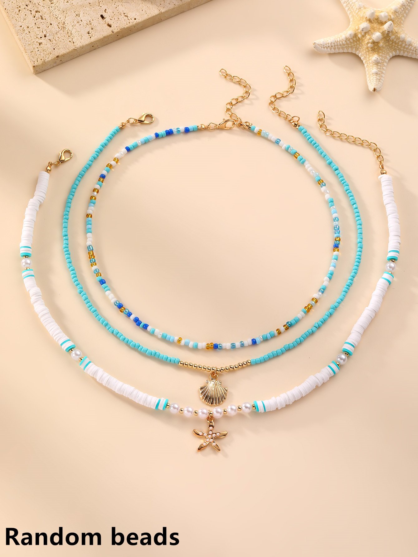 Set of 3 - Beaded Necklace