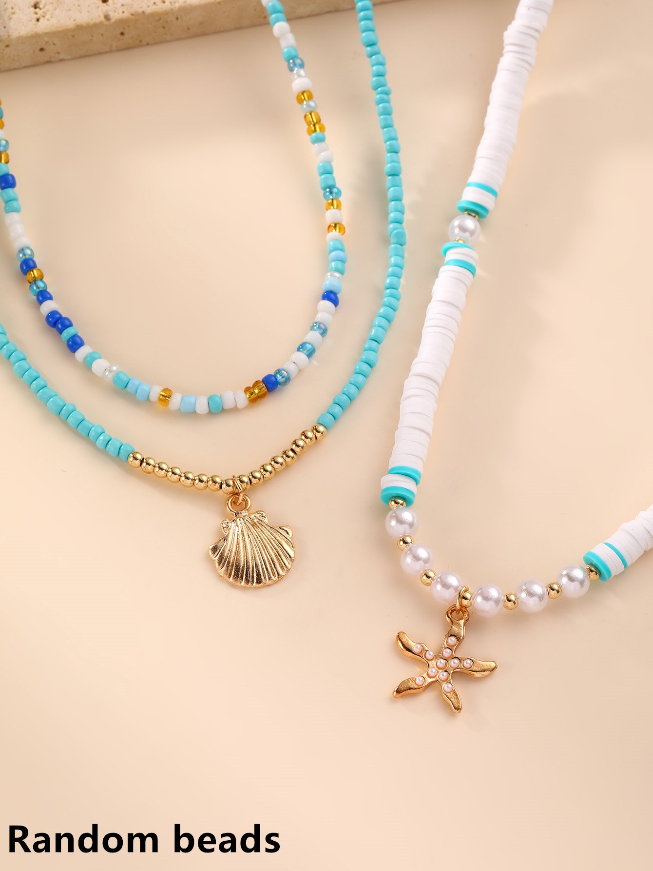 Set of 3 - Beaded Necklace