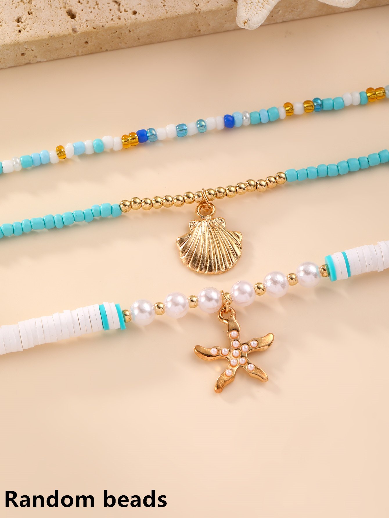 Set of 3 - Beaded Necklace