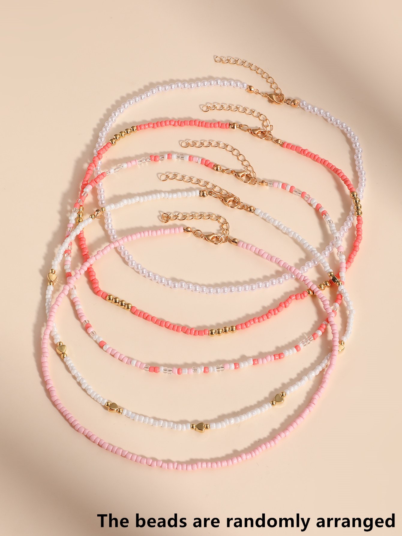 Set of 5 - Beaded Necklace