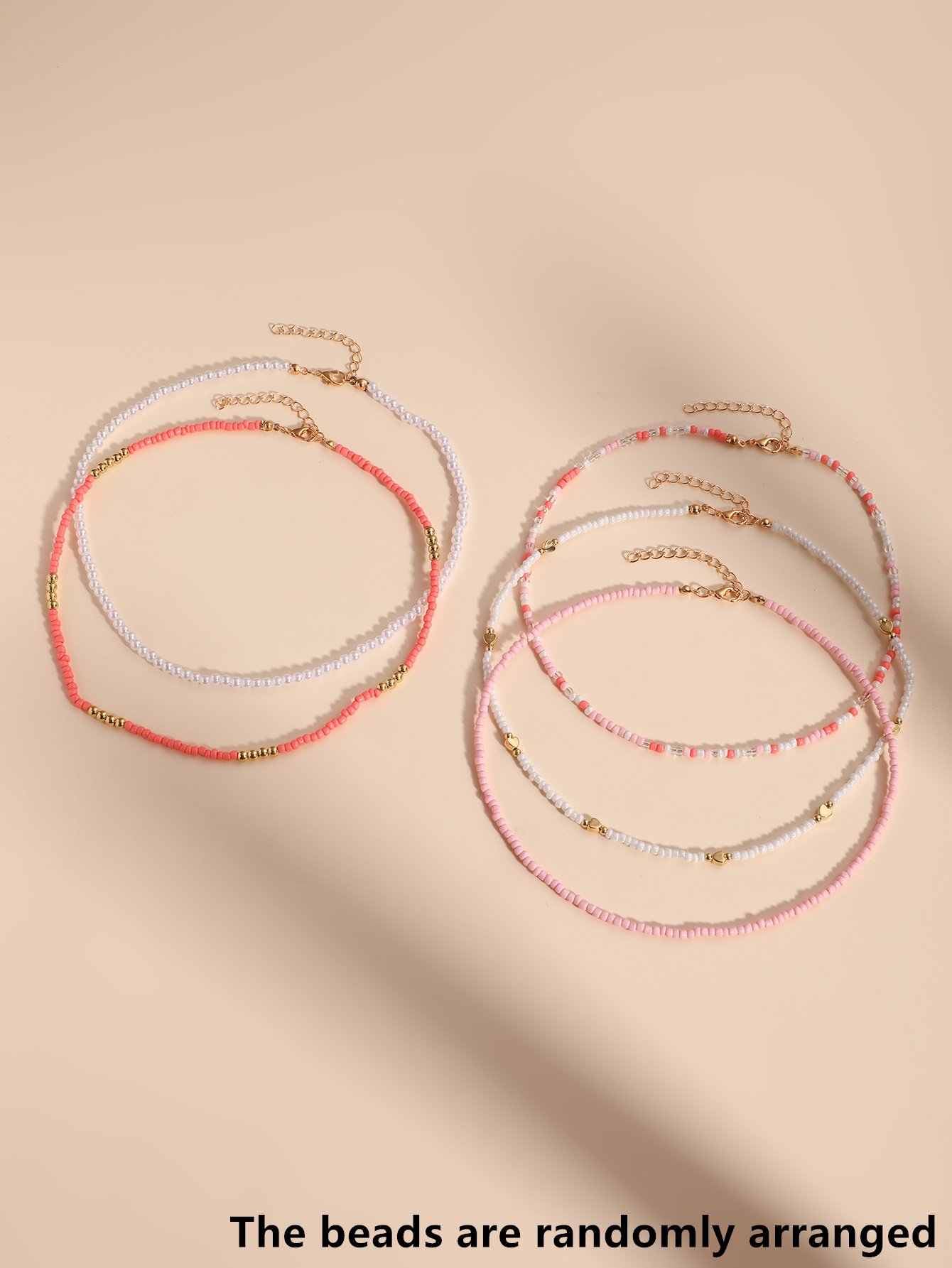 Set of 5 - Beaded Necklace