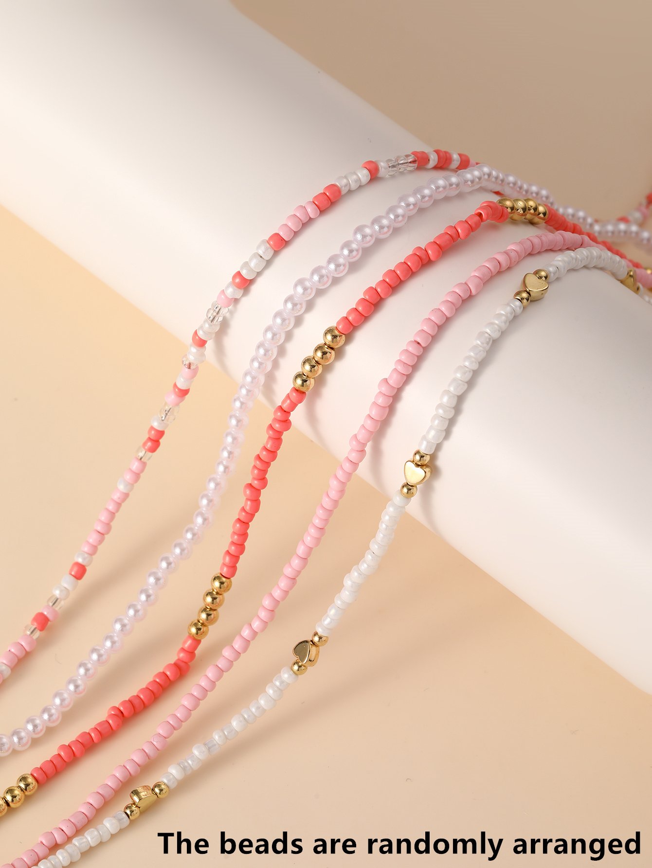 Set of 5 - Beaded Necklace