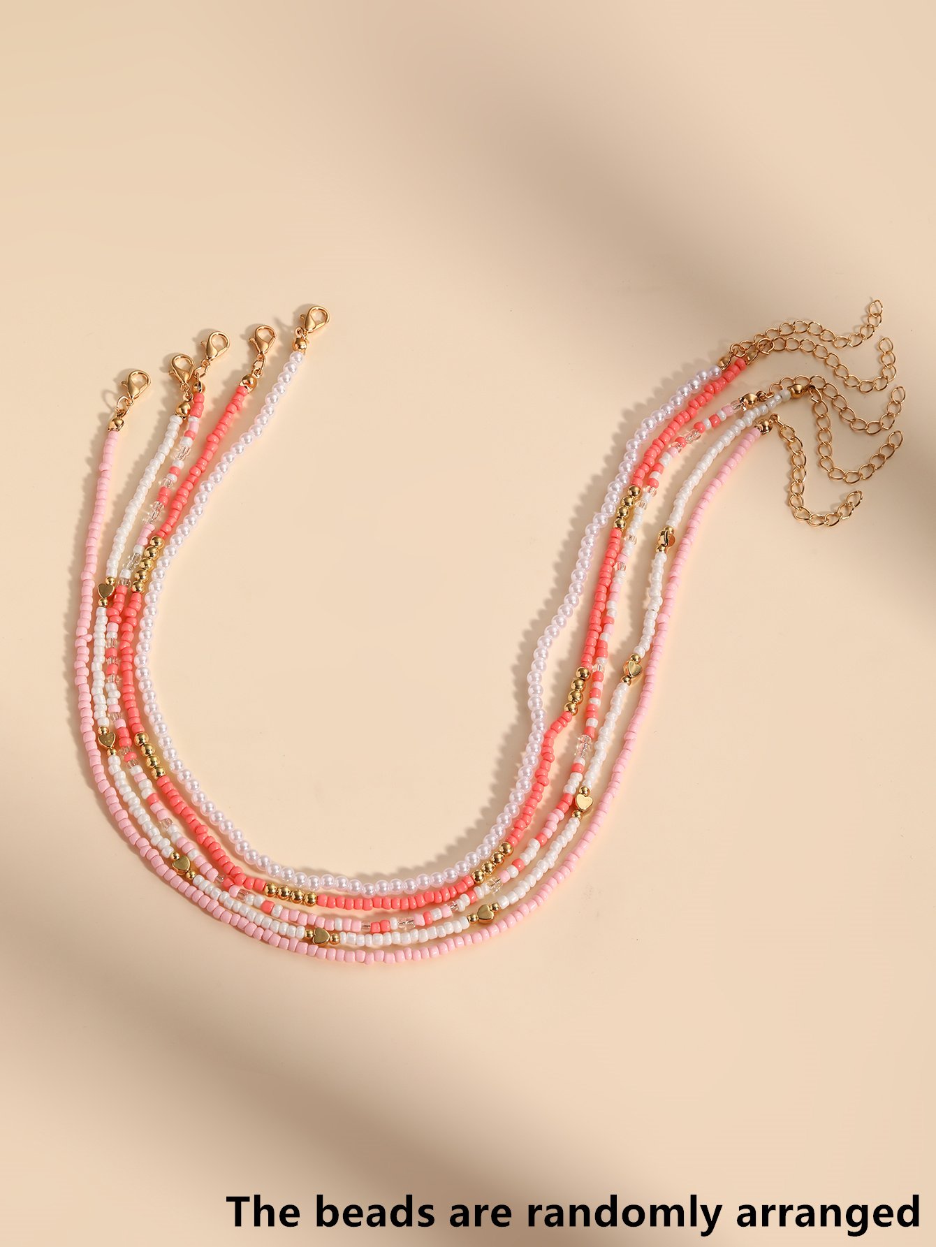 Set of 5 - Beaded Necklace