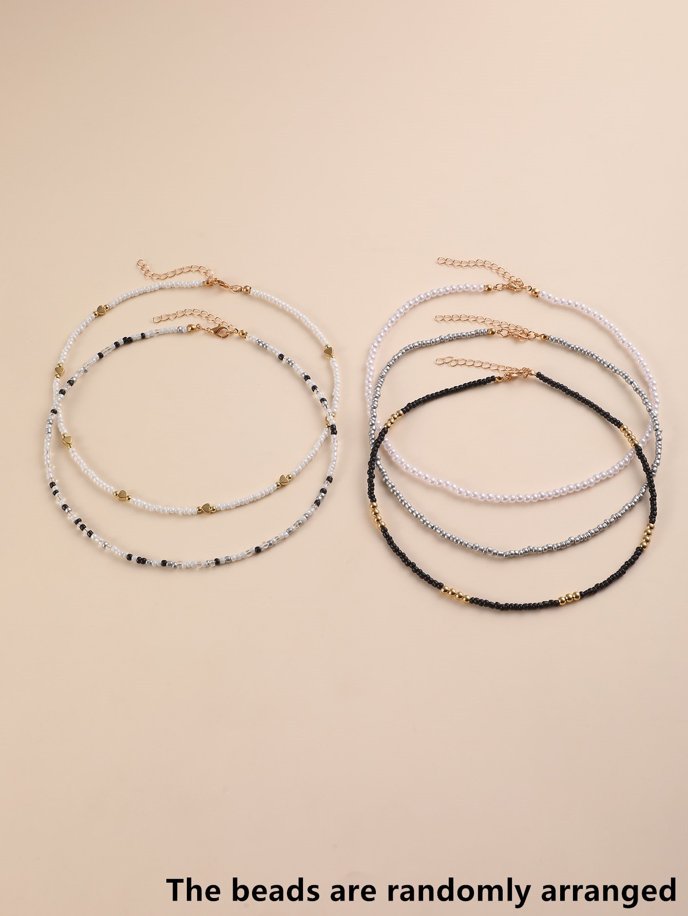 Set of 5 - Beaded Necklace