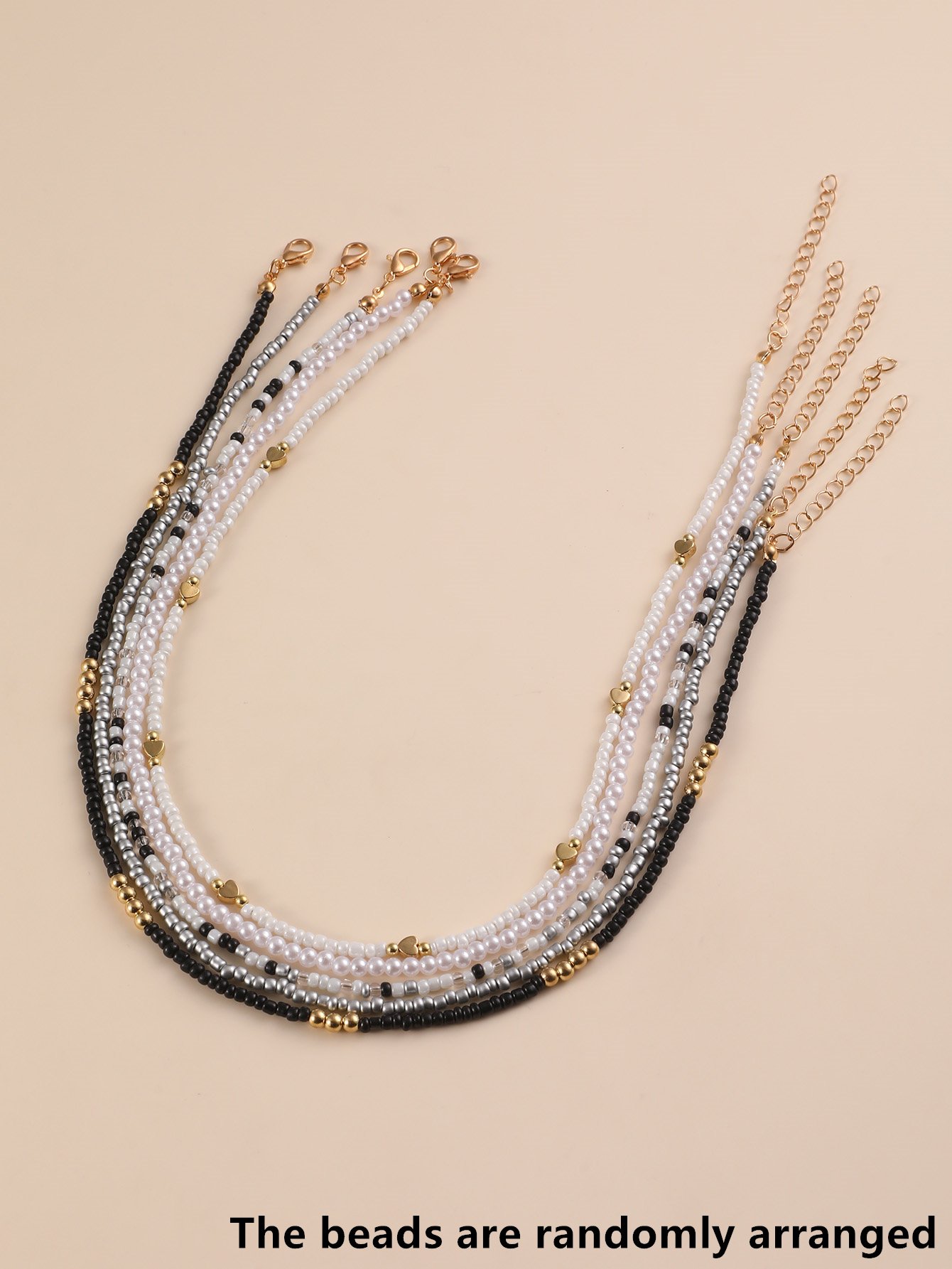 Set of 5 - Beaded Necklace