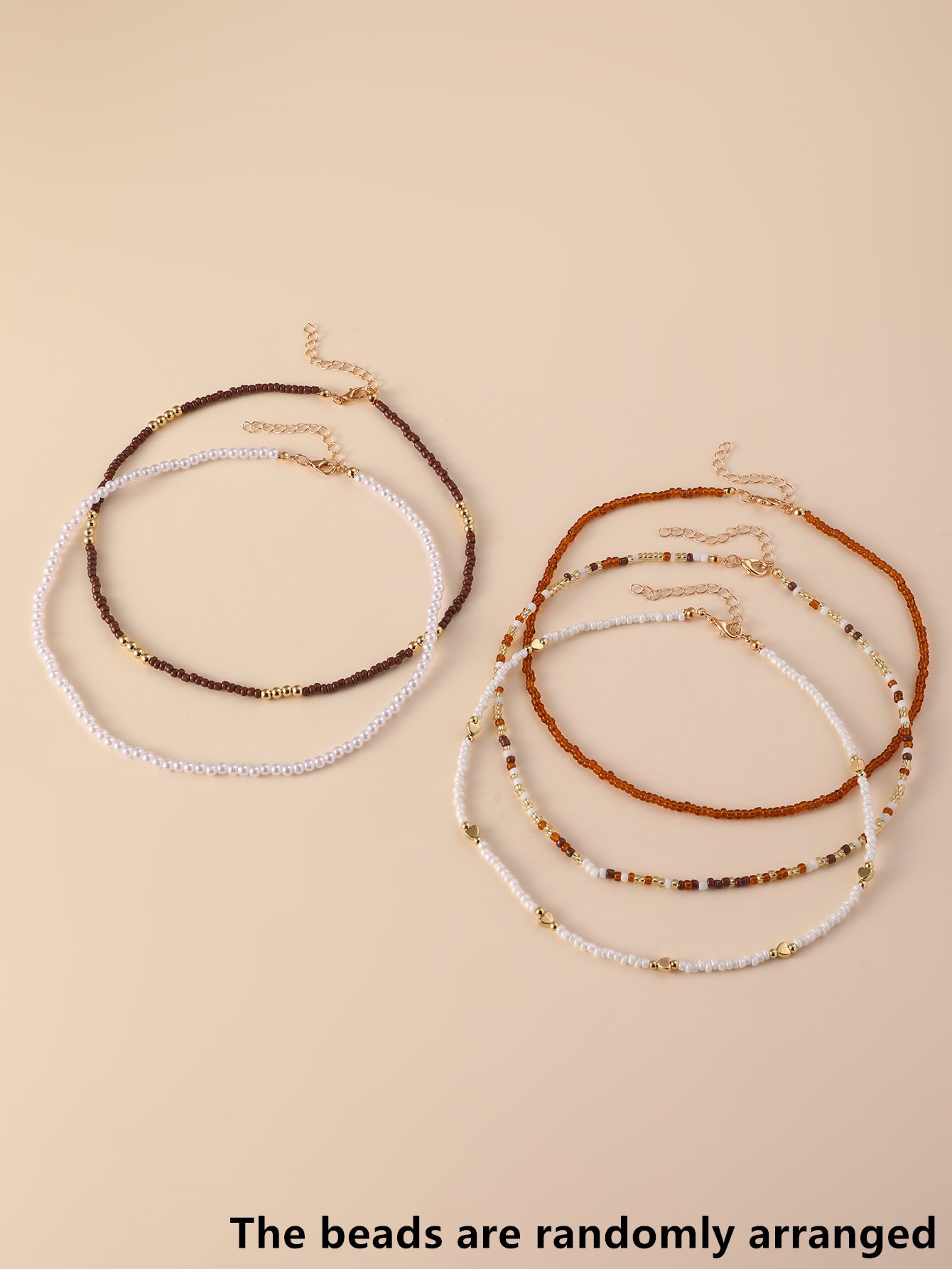 Set of 5 - Beaded Necklace