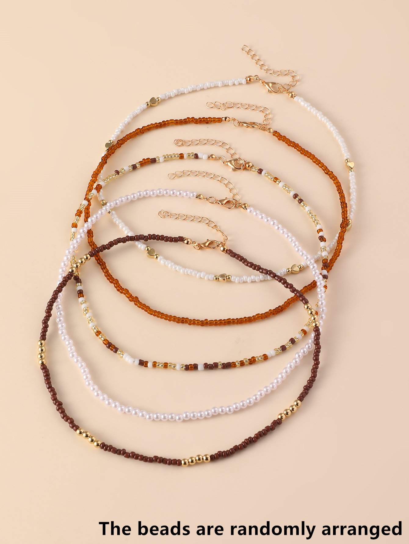 Set of 5 - Beaded Necklace