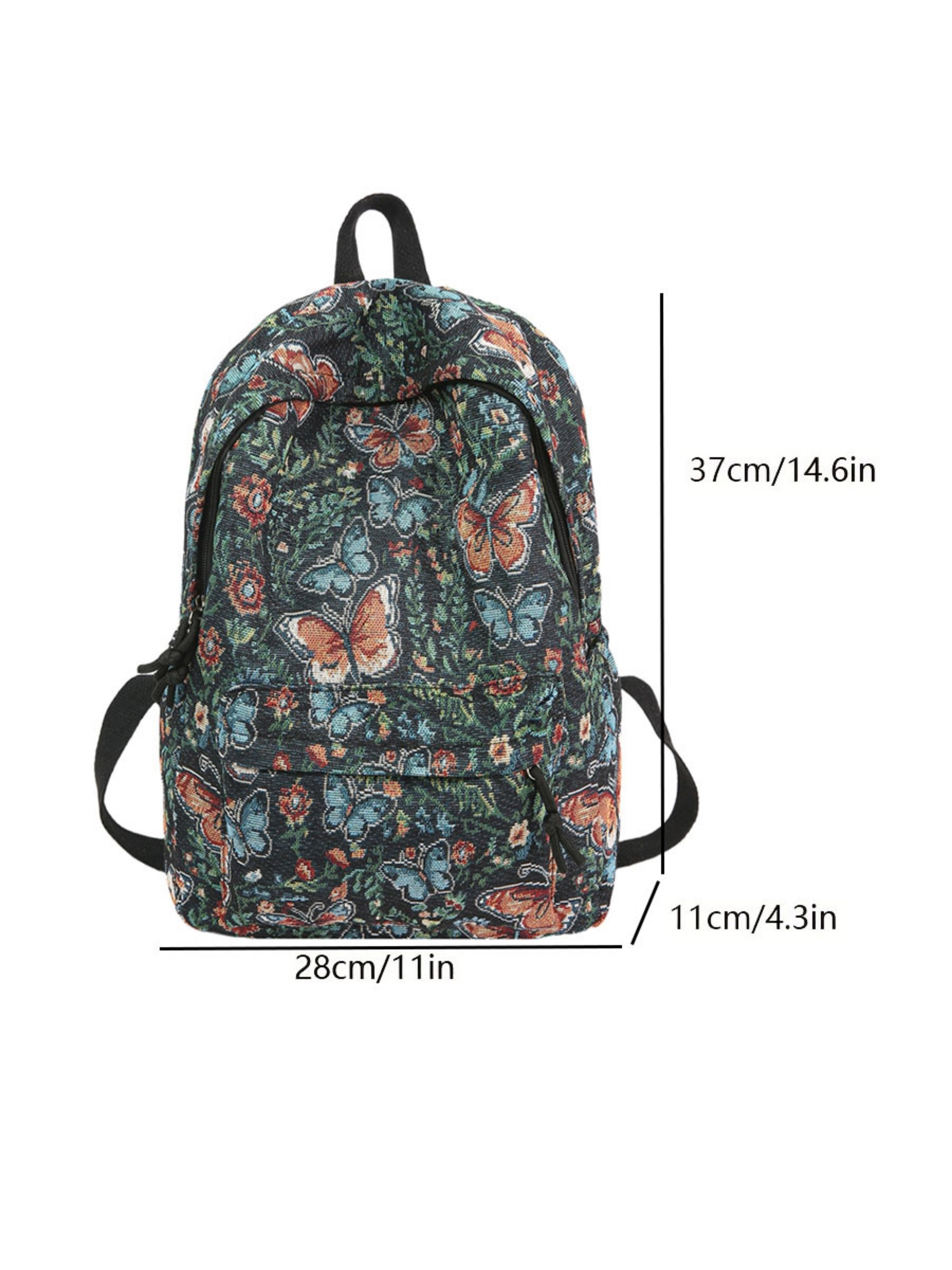 Floral Butterfly Tapestry Backpack