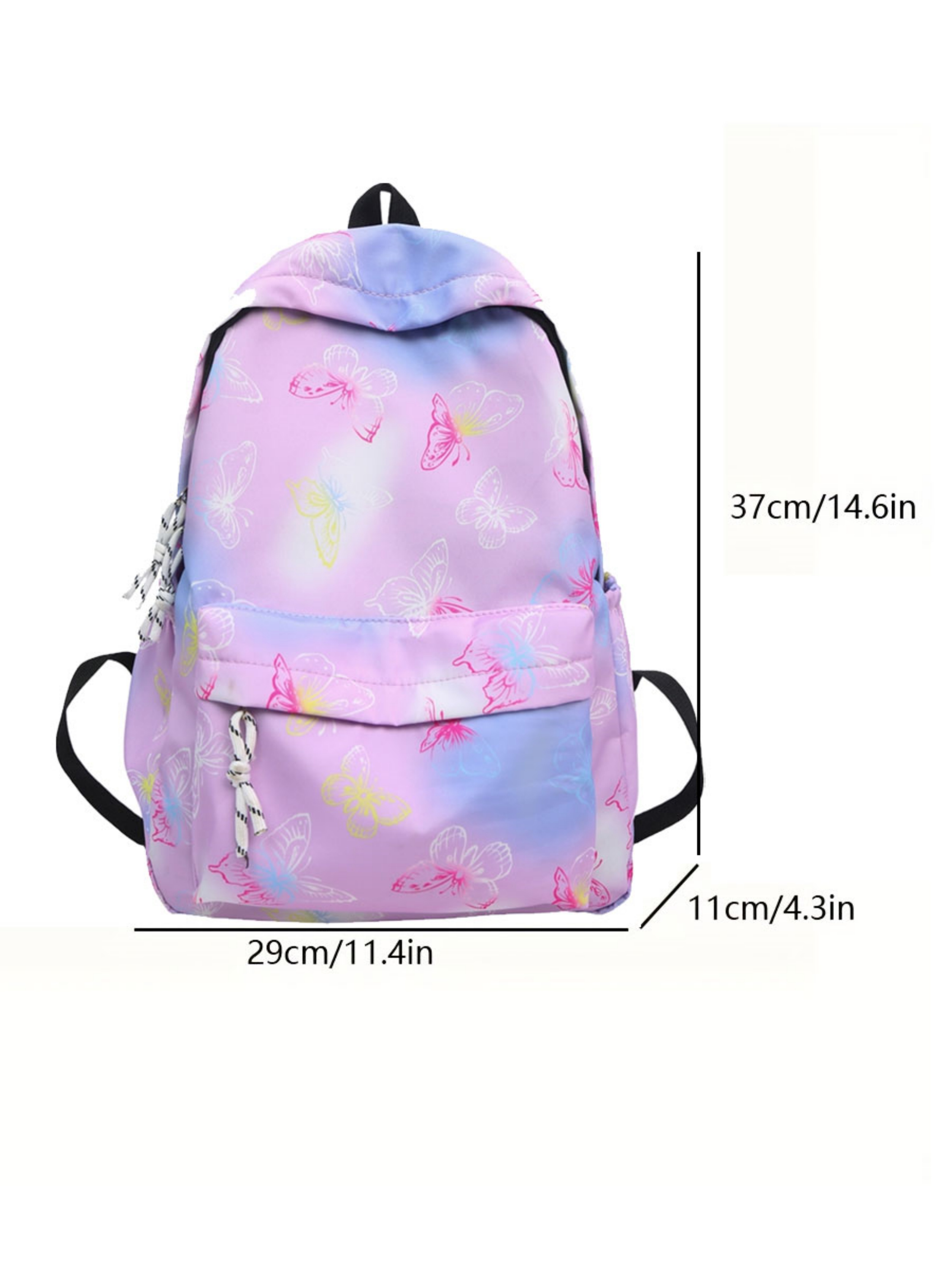 Butterfly Print Backpack