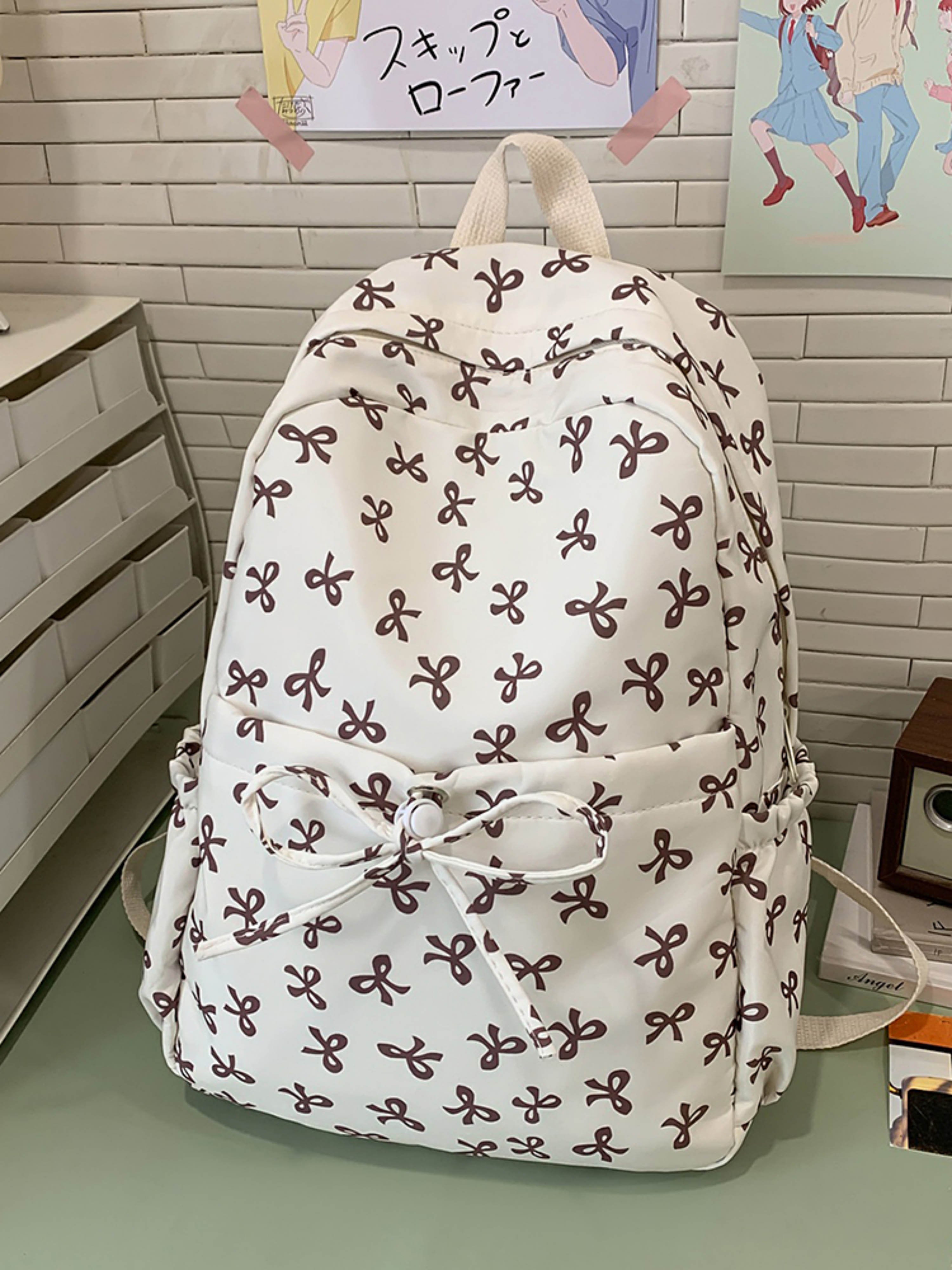 OffWhite Bow Print Backpack
