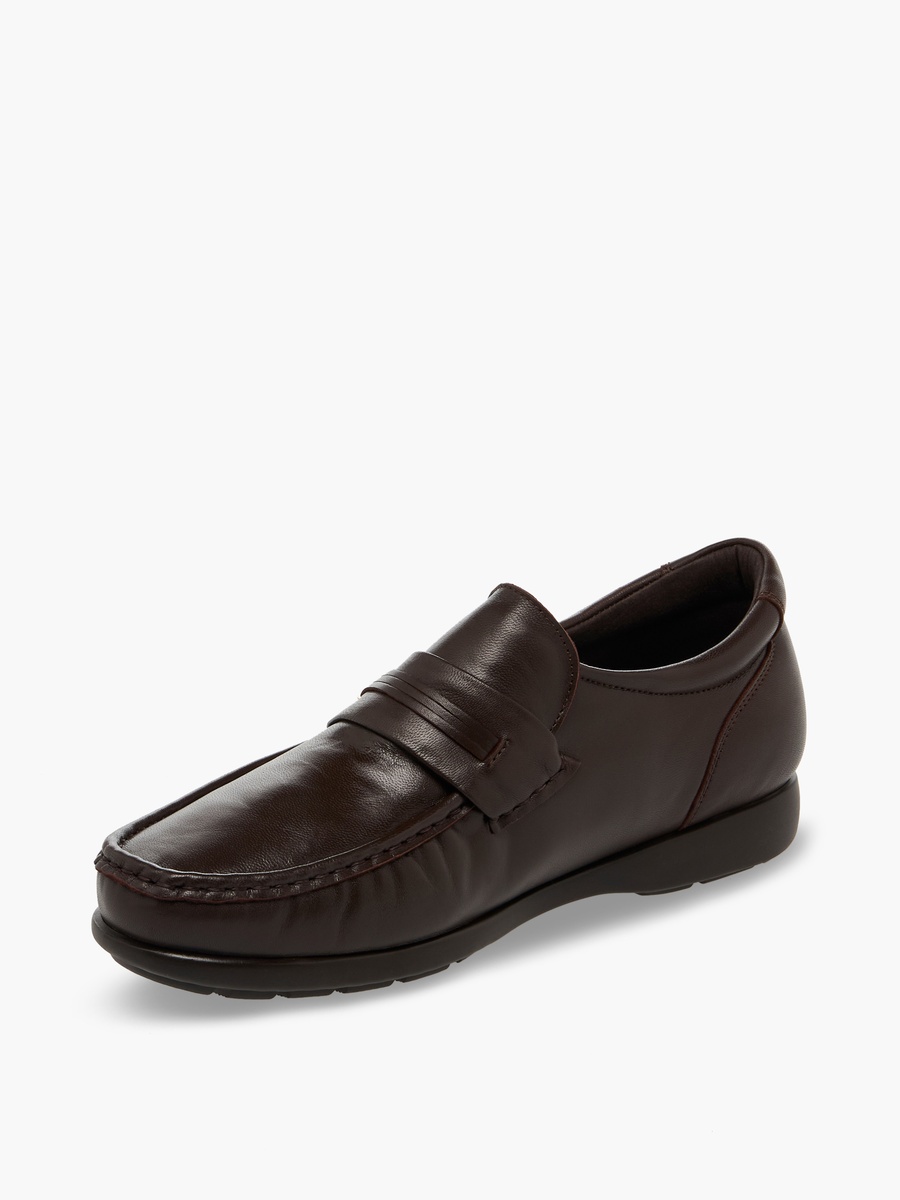 Men Slip-On Leather Loafers