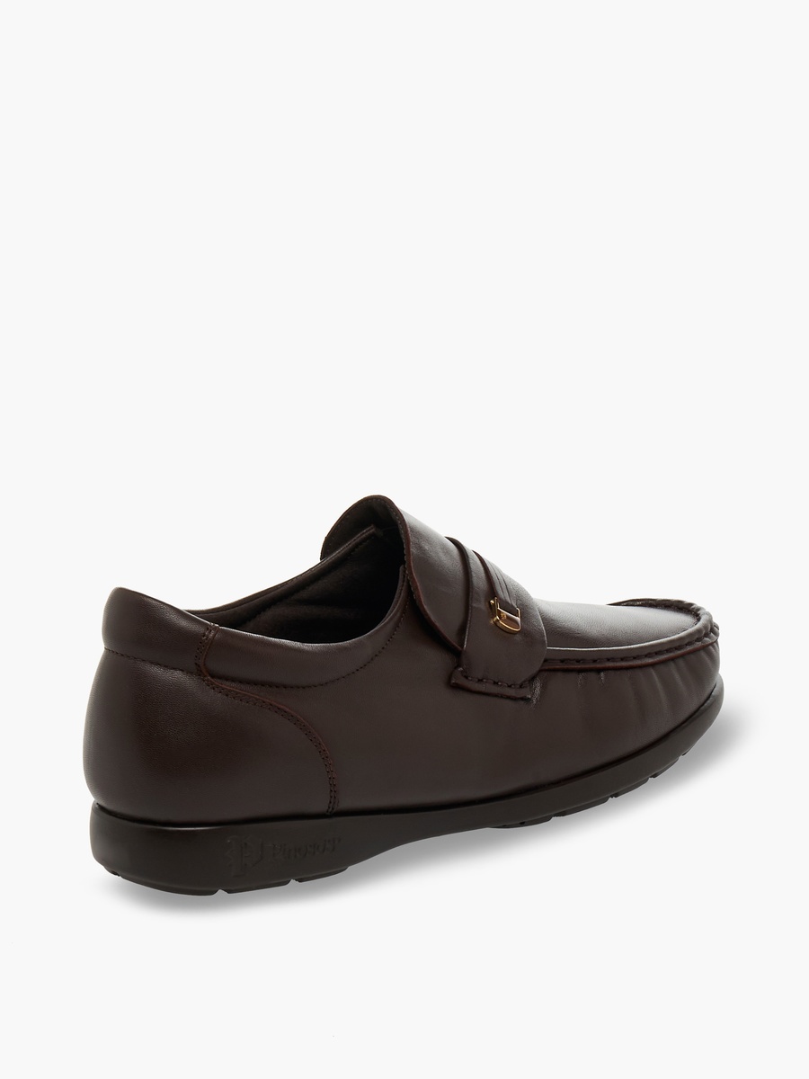 Men Slip-On Leather Loafers