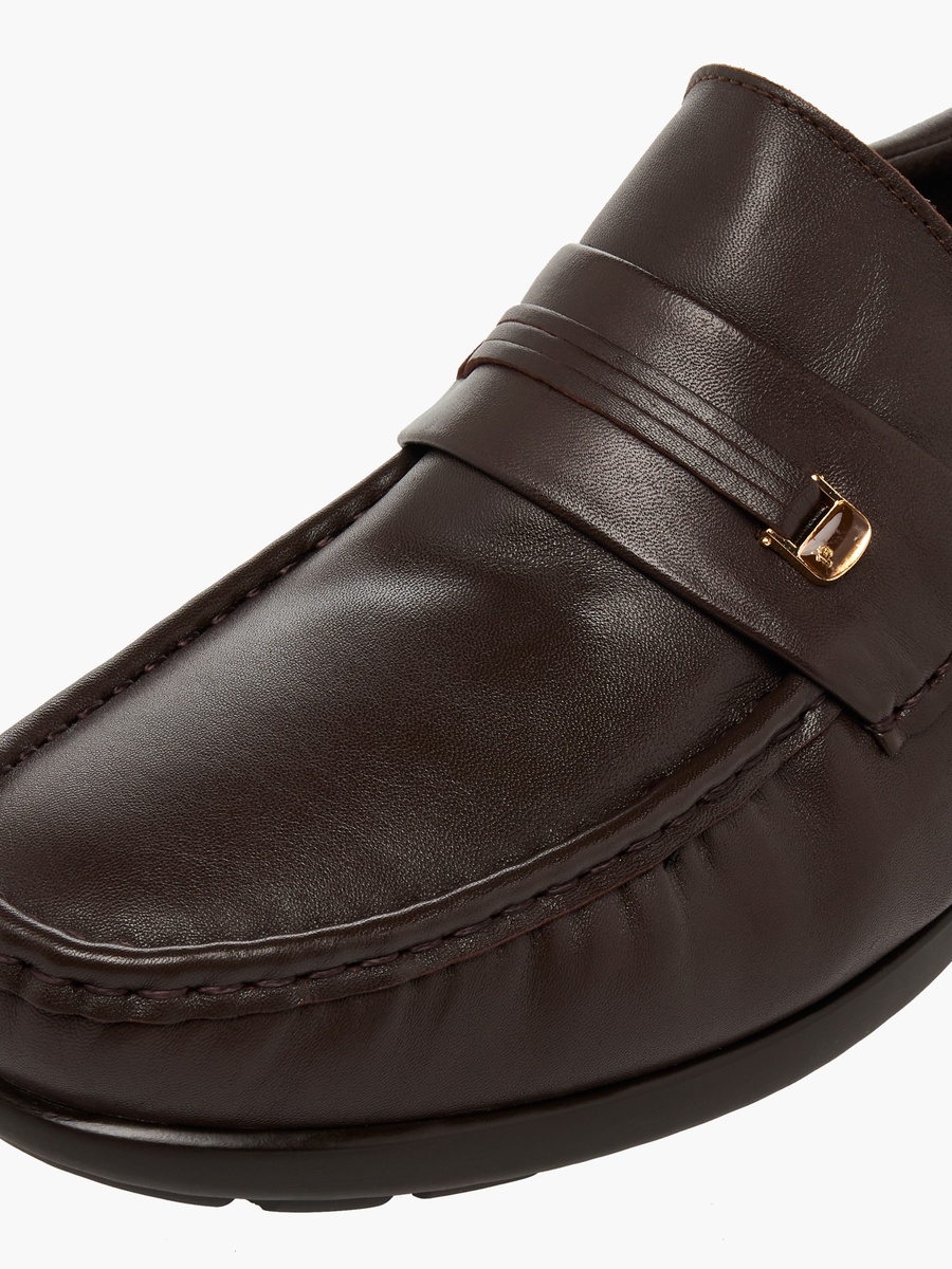 Men Slip-On Leather Loafers