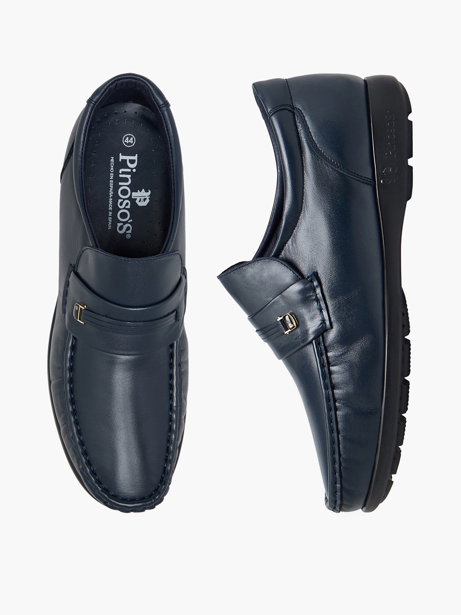 Men Slip-On Leather Loafers