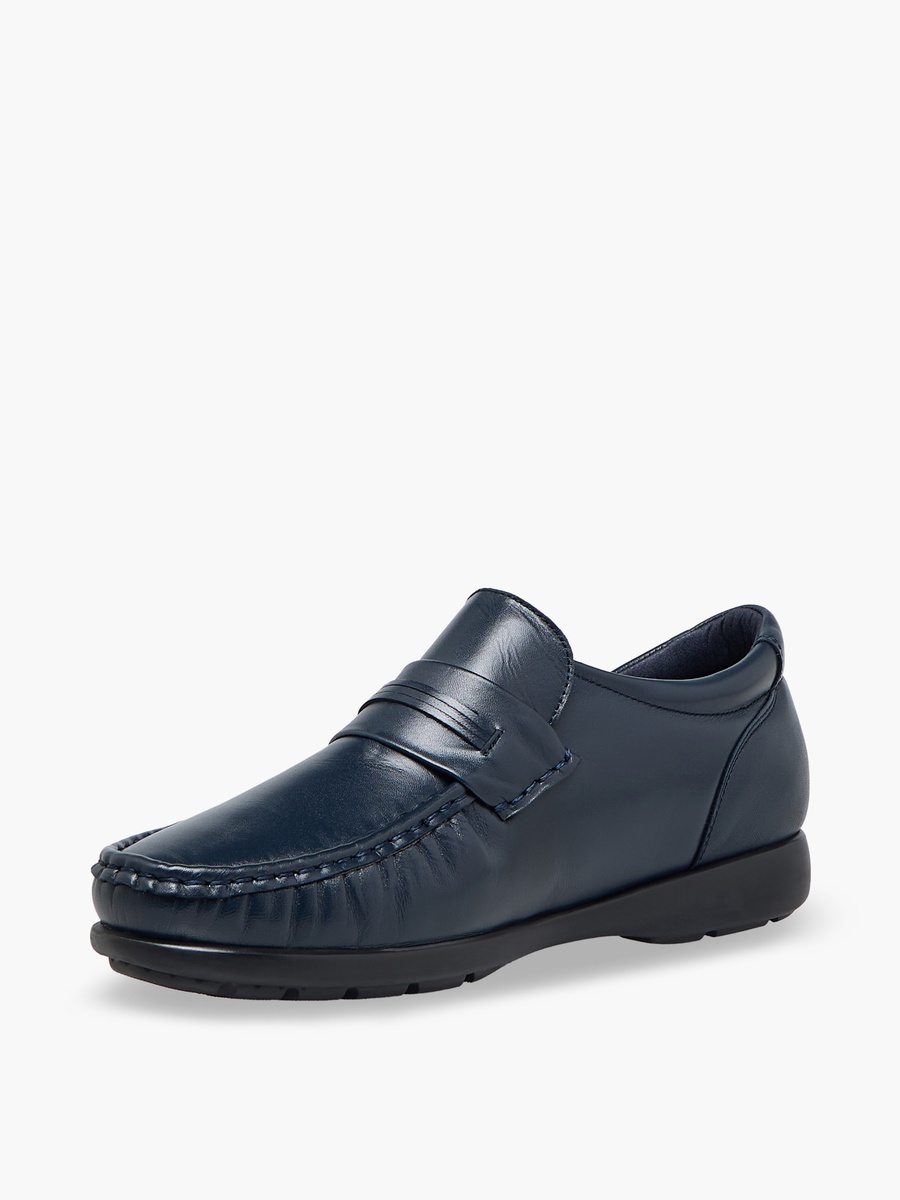 Men Slip-On Leather Loafers