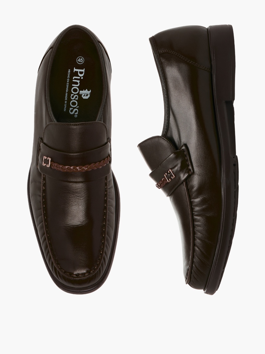 Men Slip-On Leather Loafers