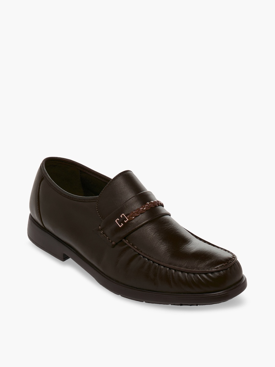 Men Slip-On Leather Loafers