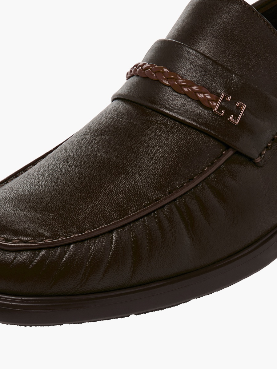 Men Slip-On Leather Loafers