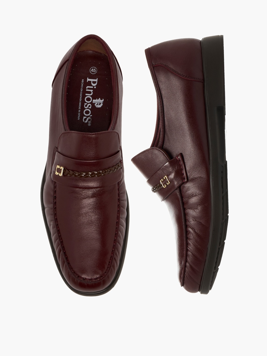 Men Slip-On Leather Loafers