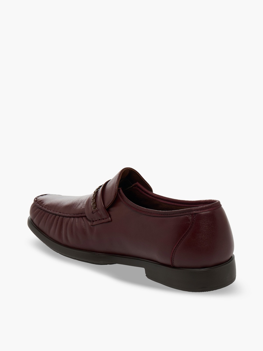 Men Slip-On Leather Loafers