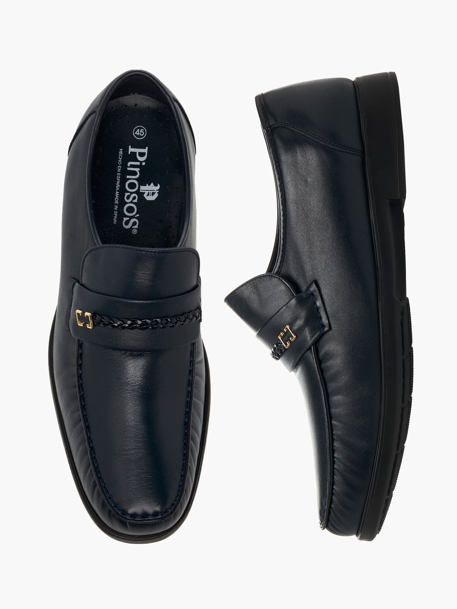Men Slip-On Leather Loafers