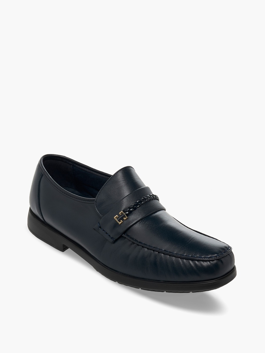 Men Slip-On Leather Loafers