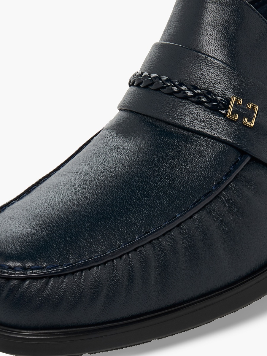 Men Slip-On Leather Loafers
