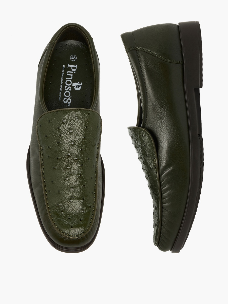 Men Slip-On Leather Loafers