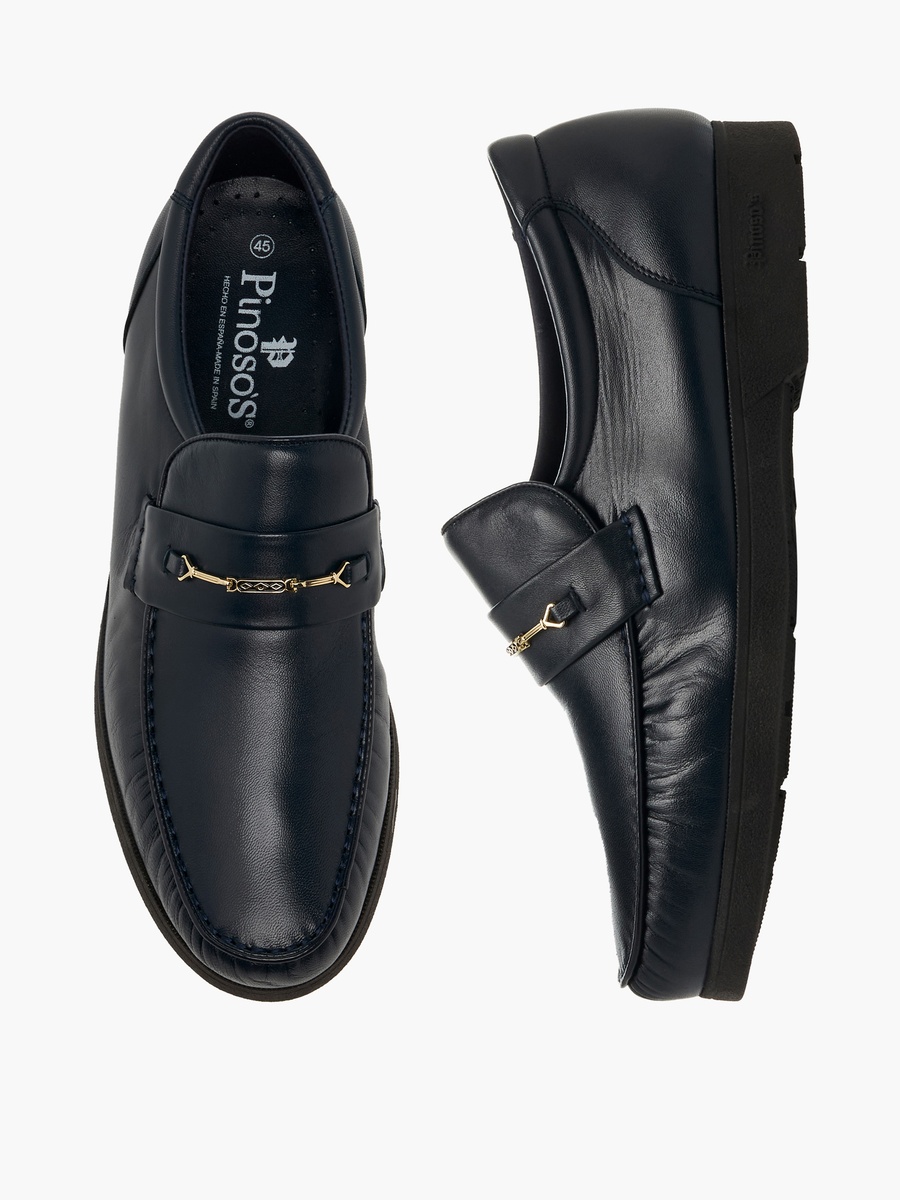 Men Slip-On Leather Loafers