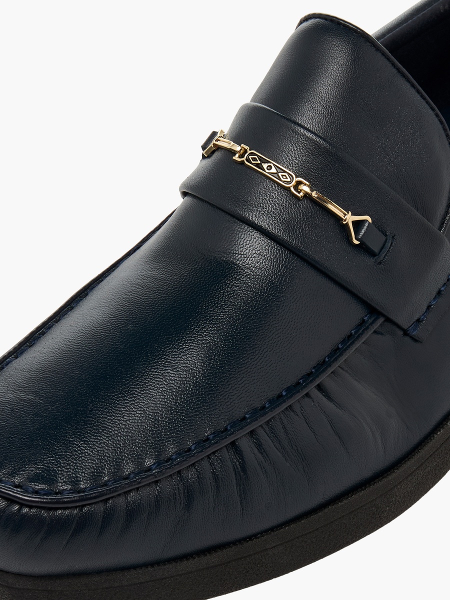 Men Slip-On Leather Loafers