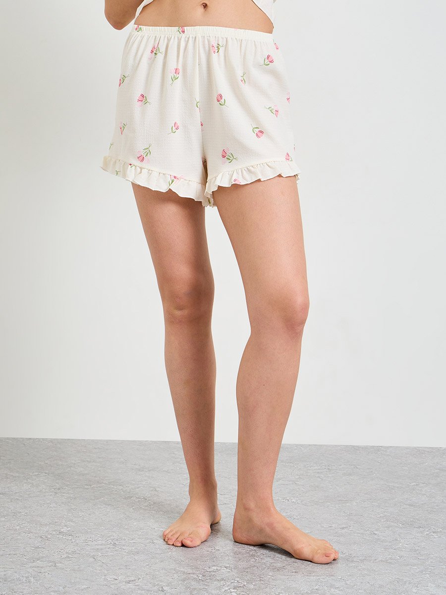 Floral Cami and Straight Pyjama Set