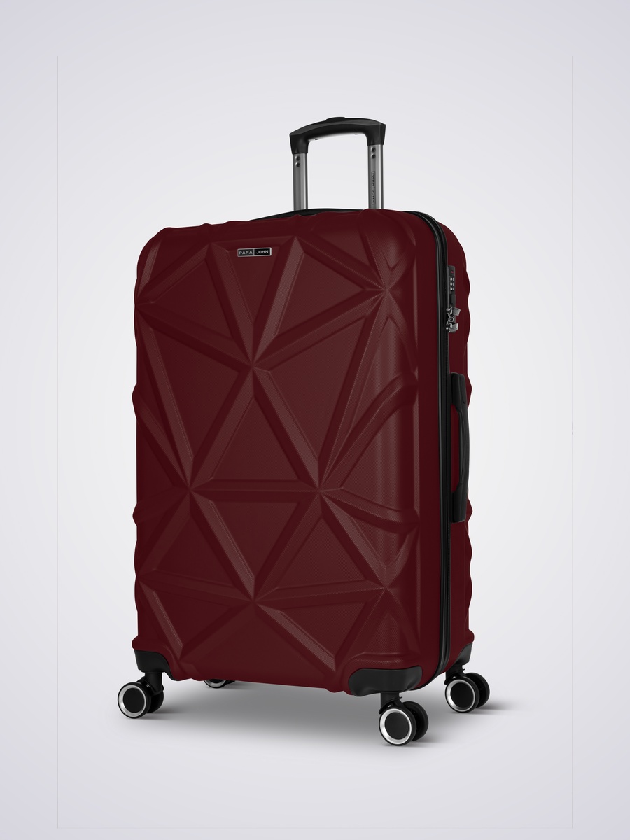 Matrix 24-Inch Medium Luggage with Combination Lock and 8-Spinner Wheels, Burgundy
