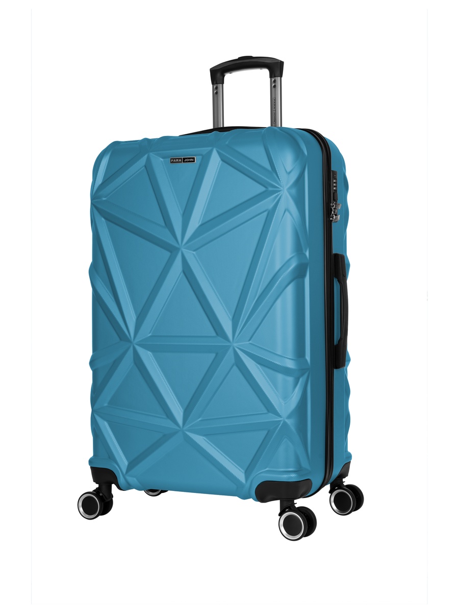 Matrix 3-Piece Luggage Set with Combination Lock and 8-Spinner Wheels, Blue