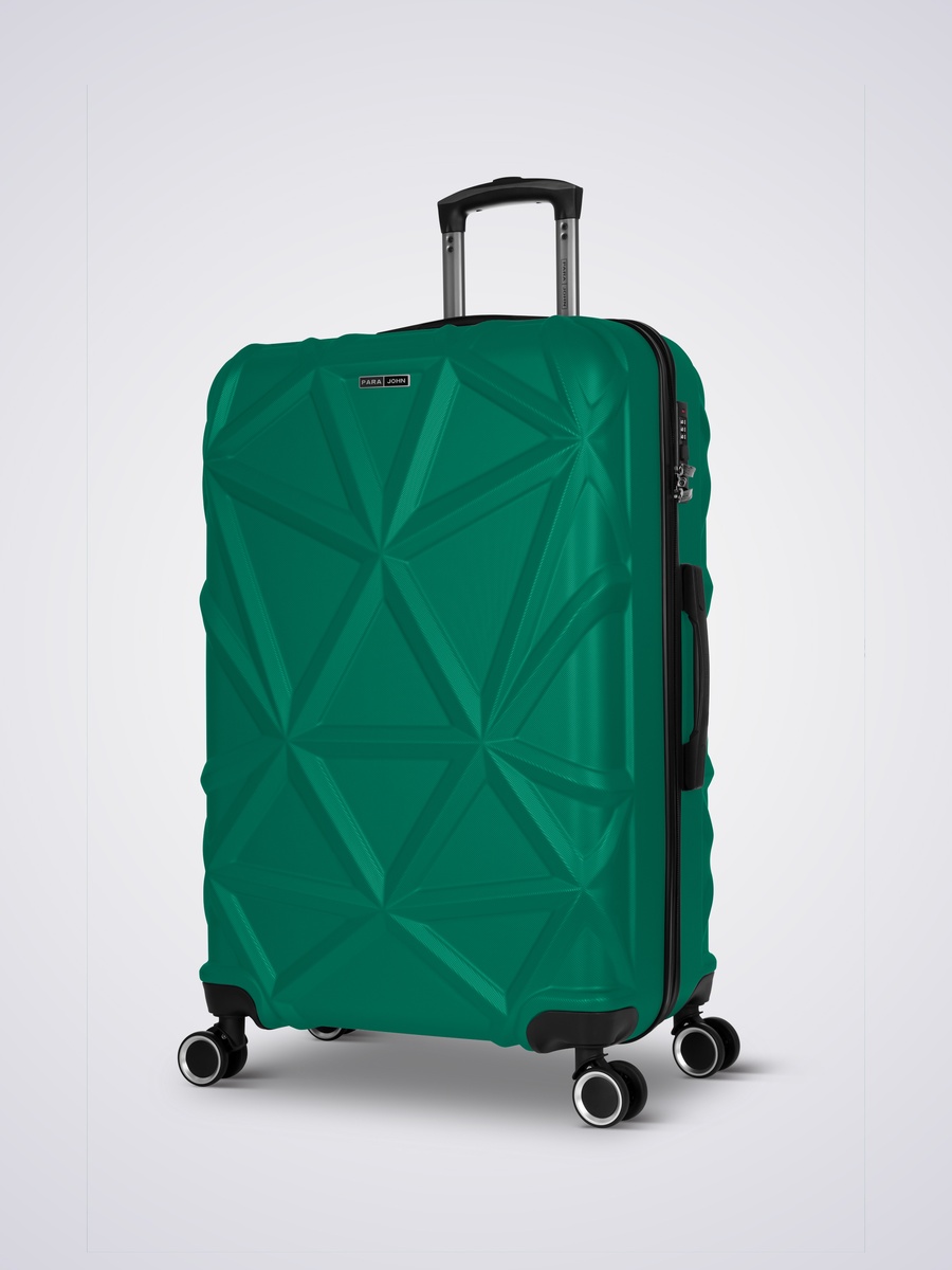 Matrix 24-Inch Medium Luggage with Combination Lock and 8-Spinner Wheels, Green