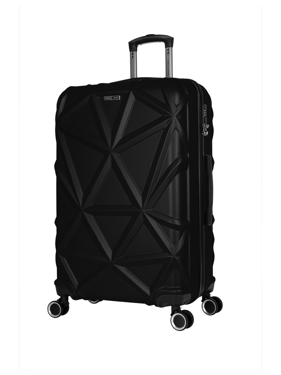 Matrix 20-Inch Cabin Luggage with Combination Lock and 8-Spinner Wheels, Black