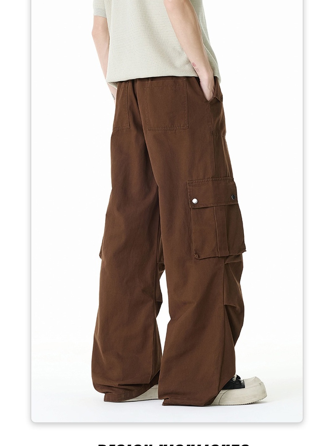 Men 3D Multi-Pocket Extended Cargo Pants