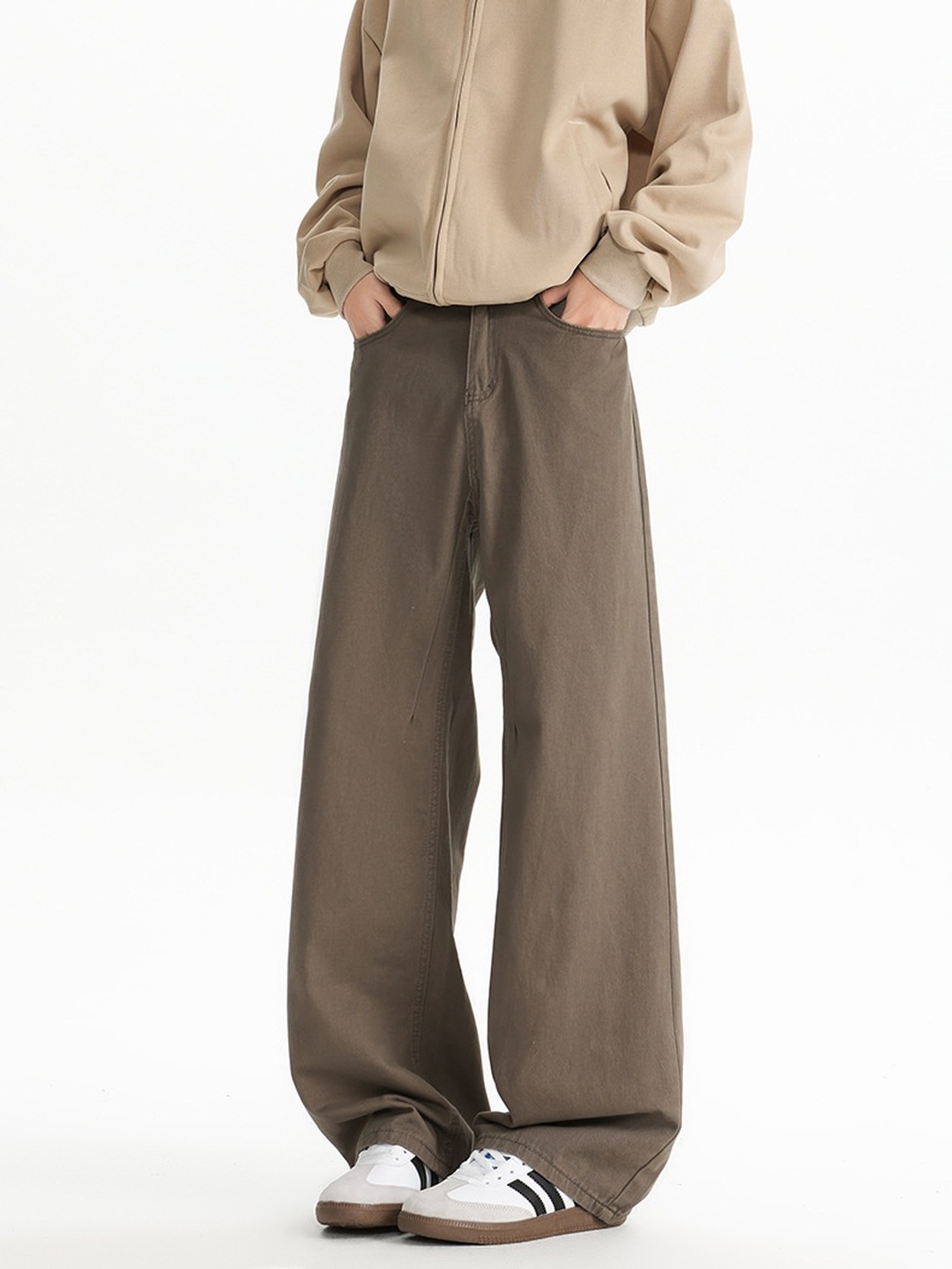 Men Loose Straight Leg Pants