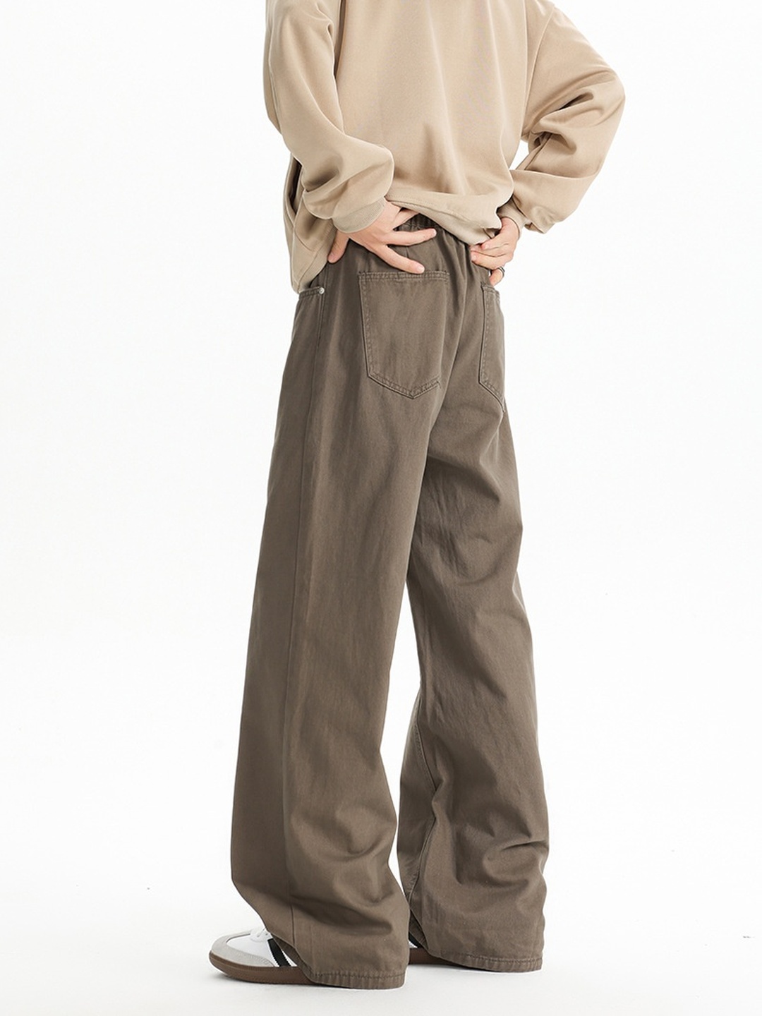 Men Loose Straight Leg Pants