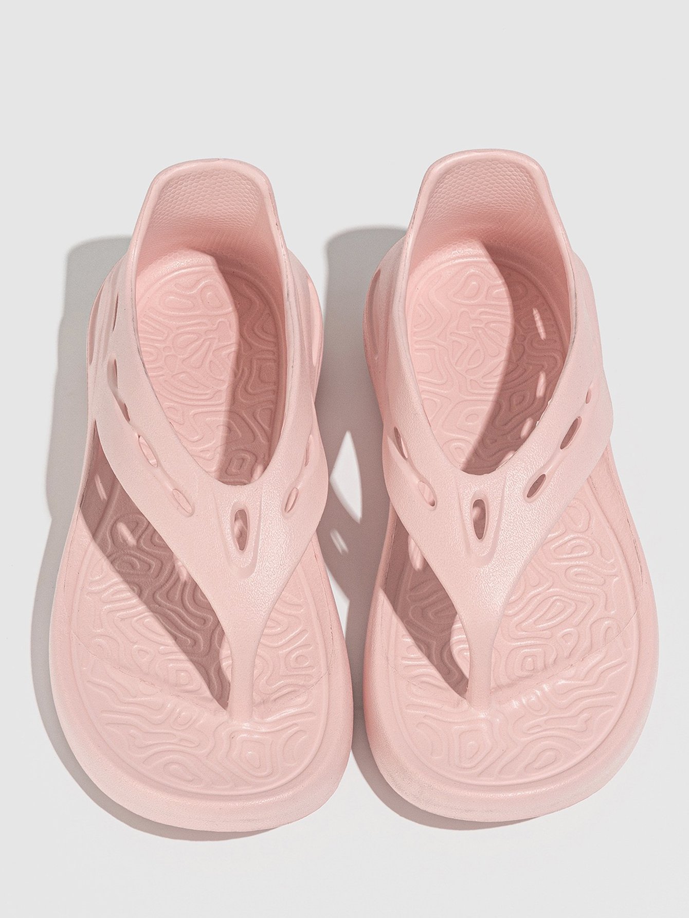 Pink Flat Thong Sandals