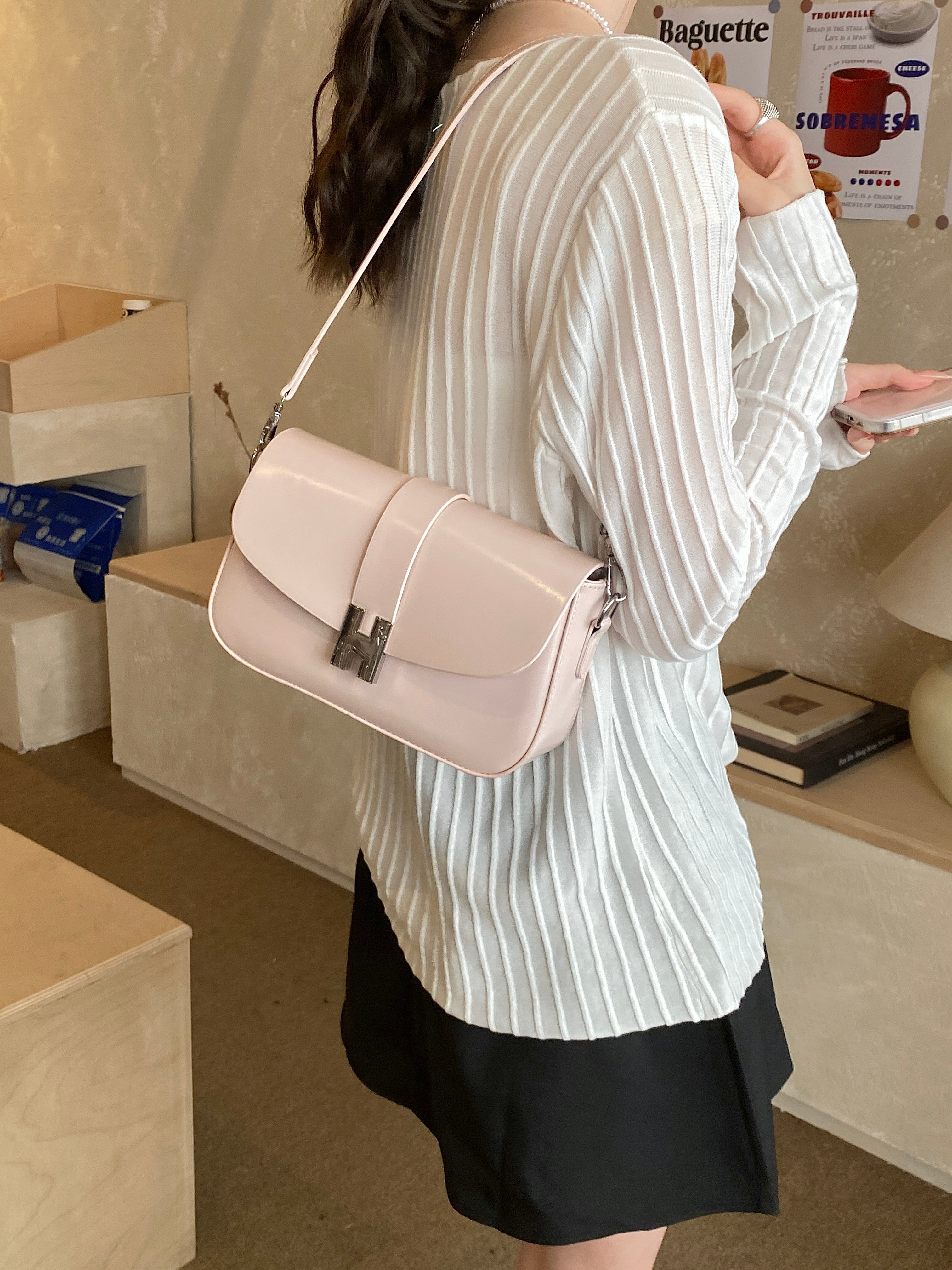 Pink Shoulder Bag