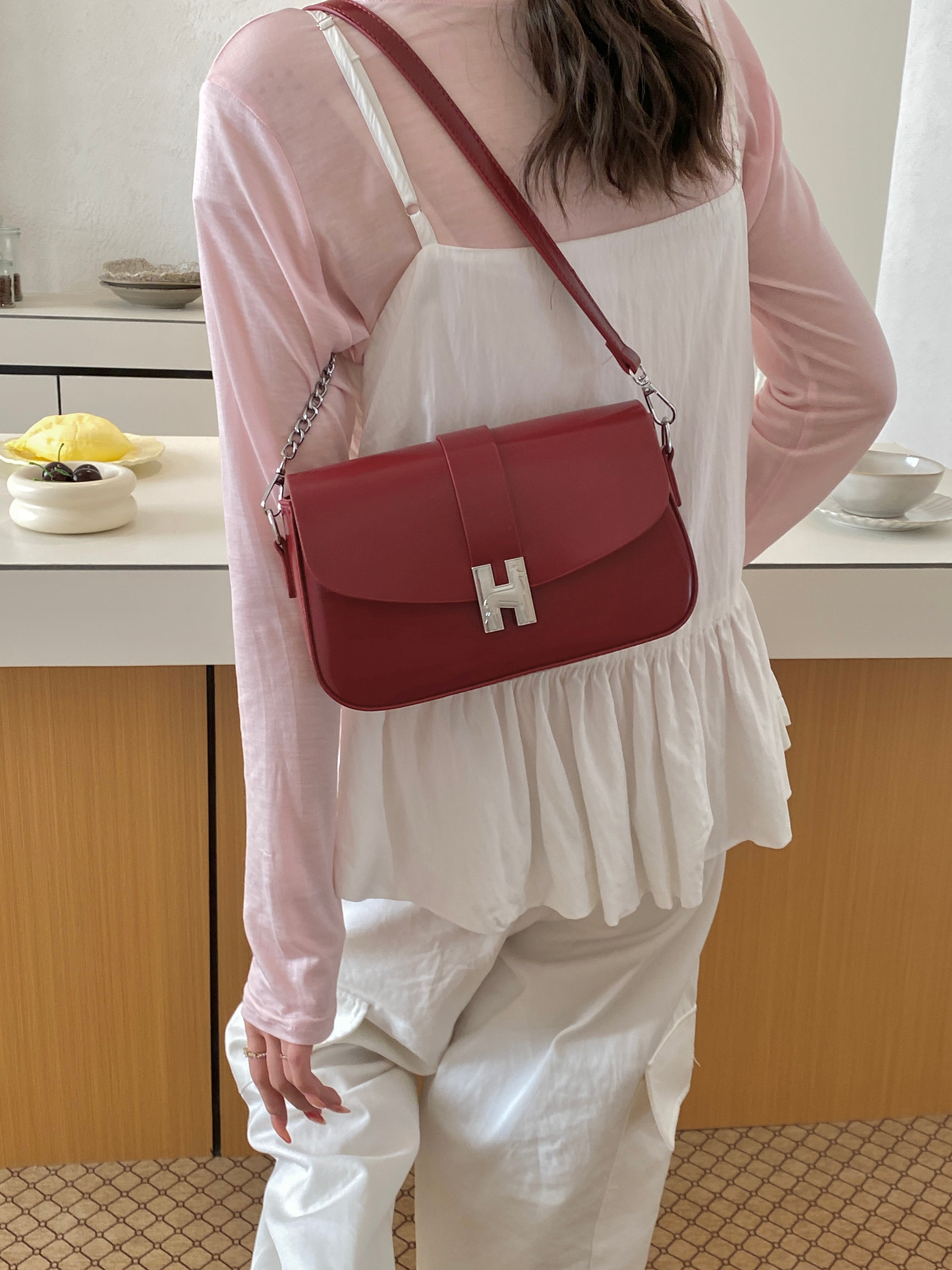 Red Shoulder Bag