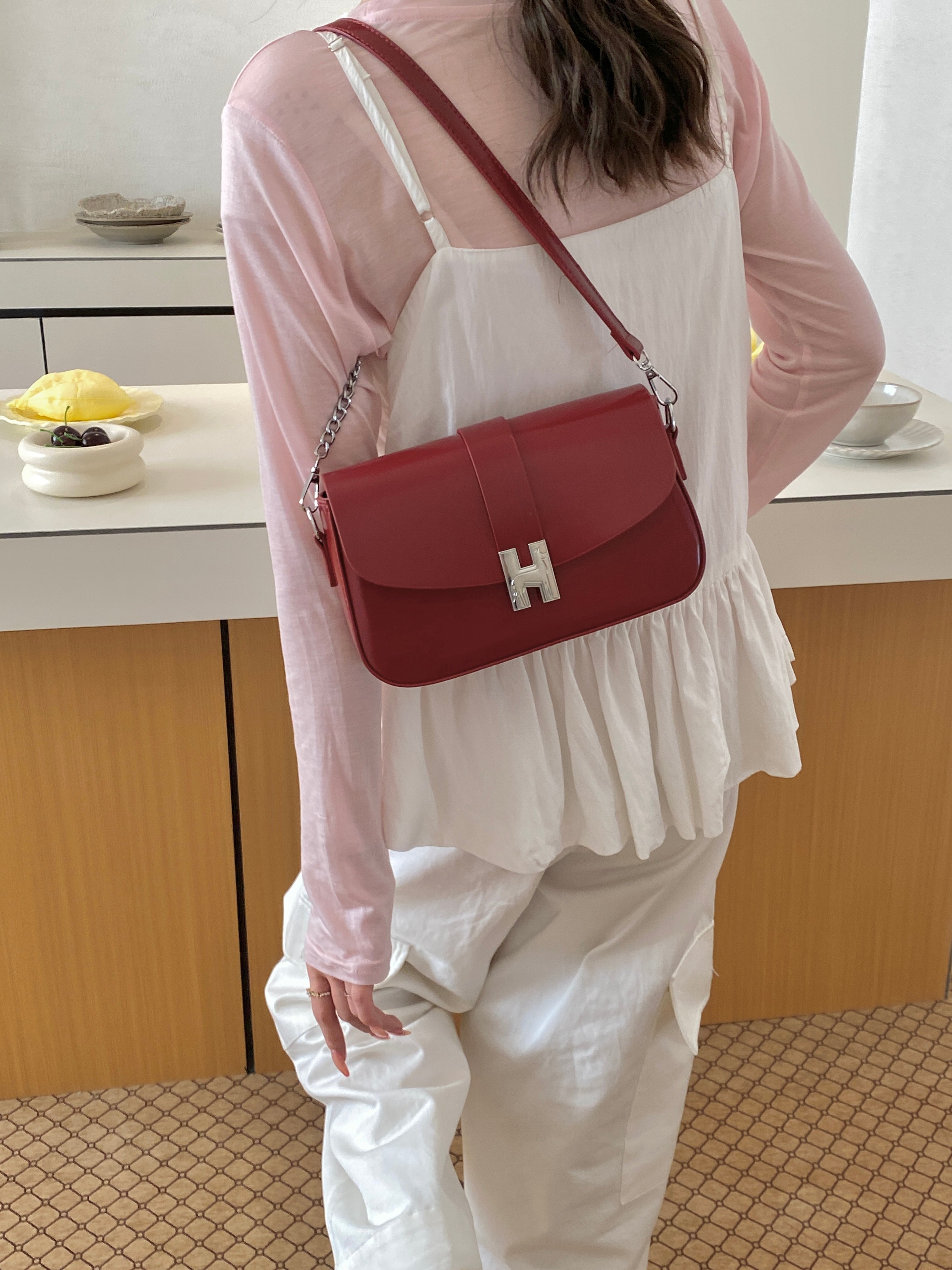 Red Shoulder Bag